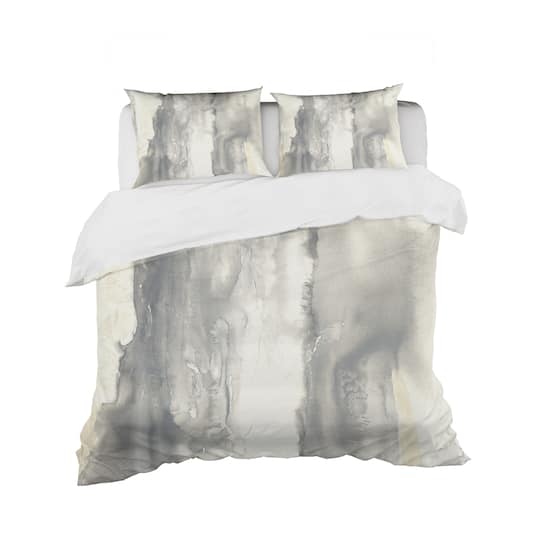 Designart 'Gold Glamour Direction I' Geometric Bedding Set